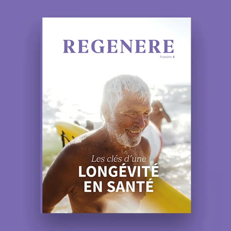 Couverture du magazine Régénère n°4 — Les clés d’une longévité en santé